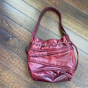 Kooba, red shoulder bag